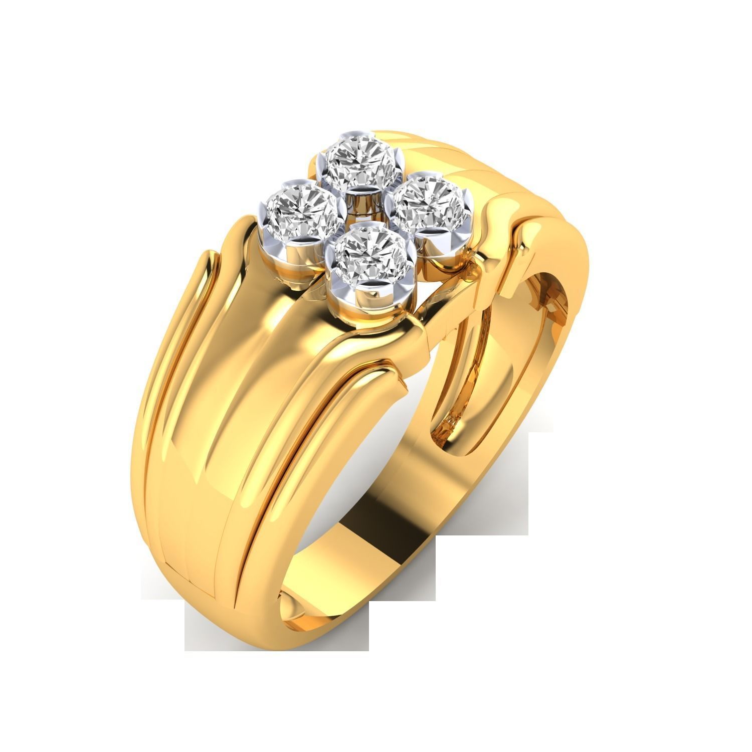 Gents ring - 1002 3D print model_15
