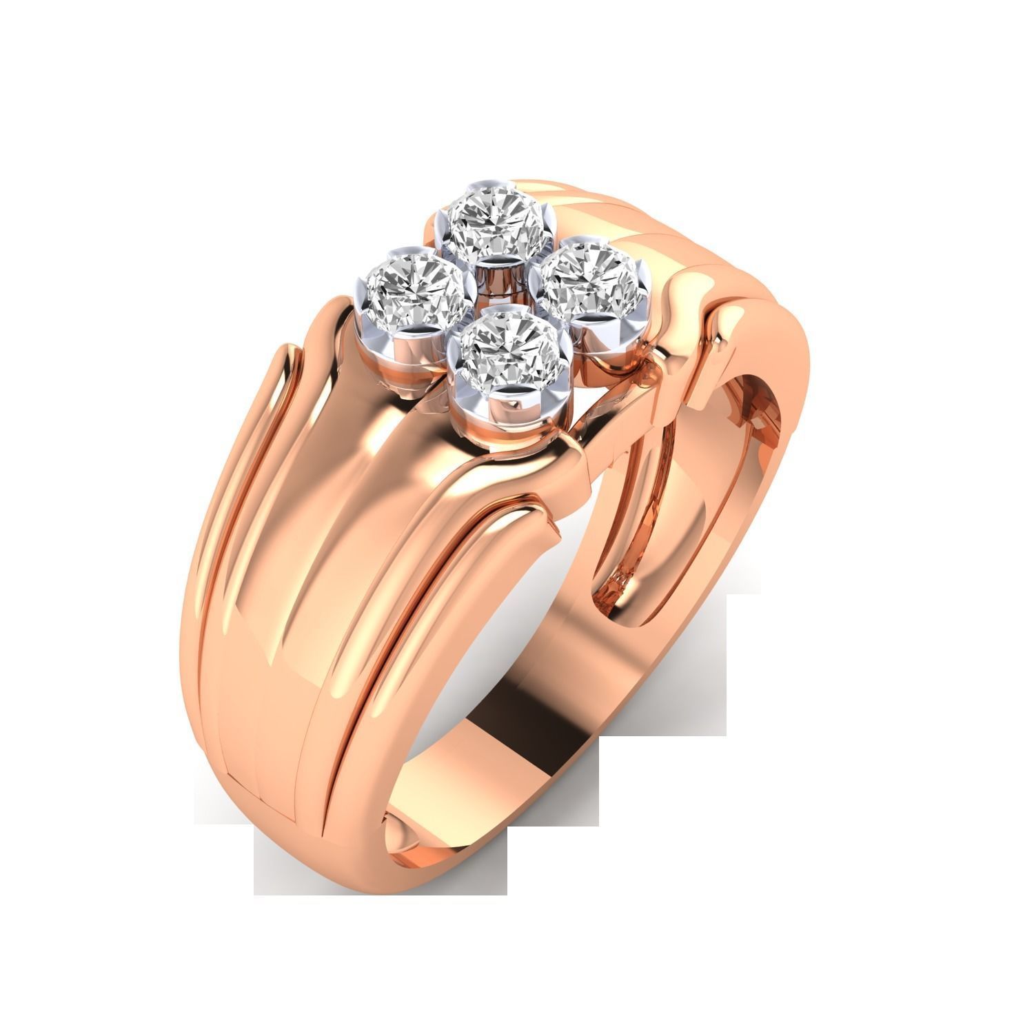 Gents ring - 1002 3D print model_1