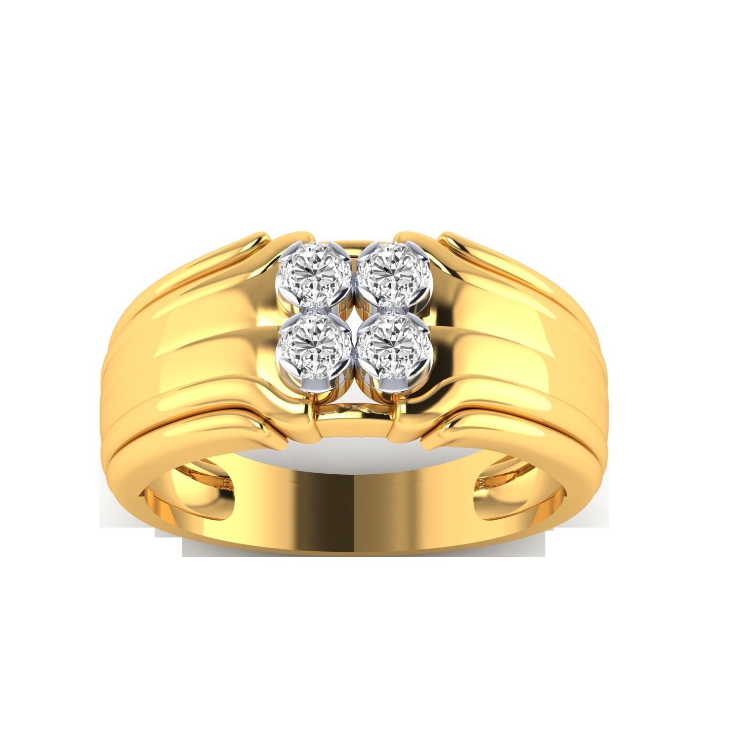 Gents ring - 1002 3D print model_19