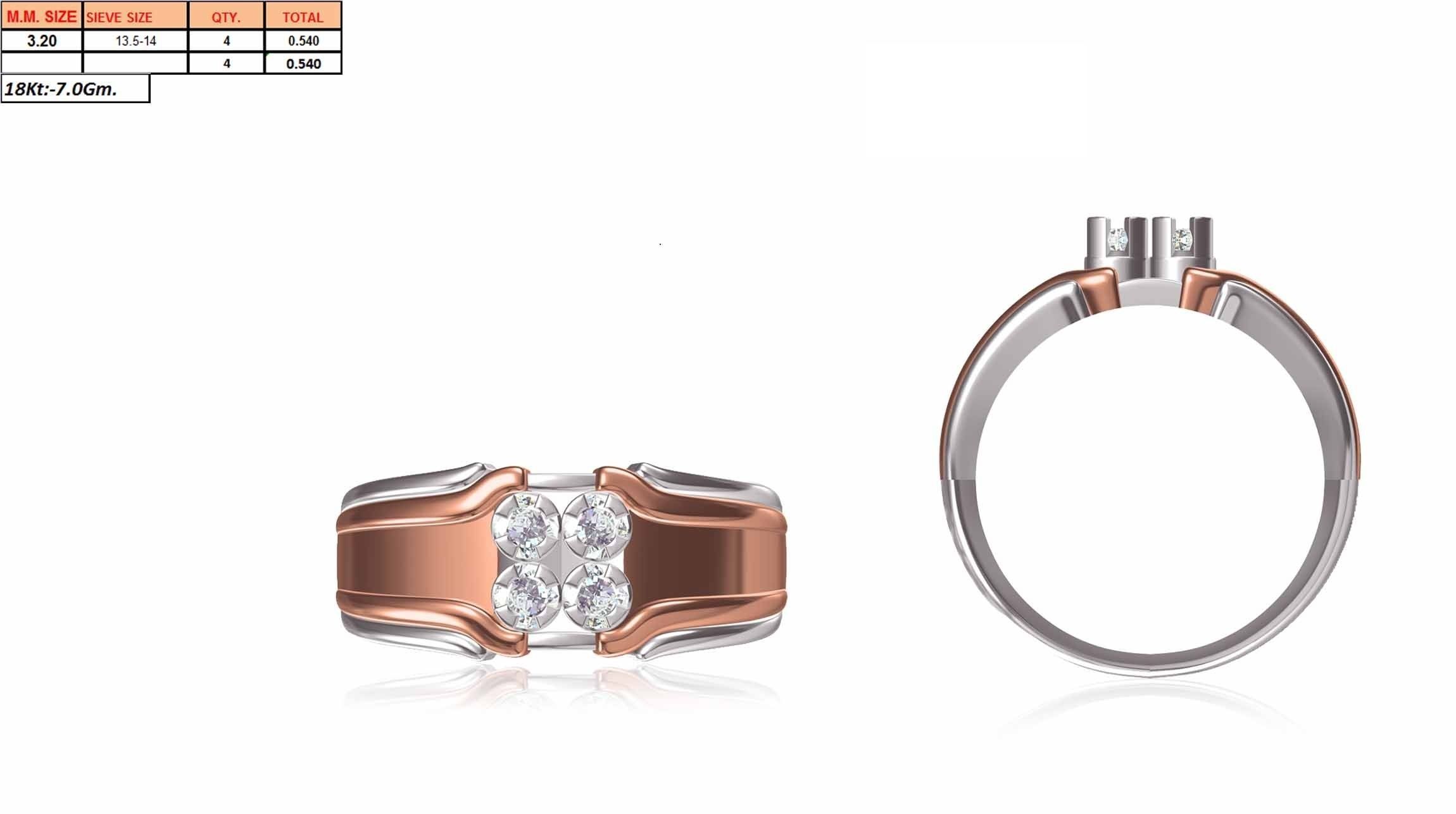 Gents ring - 1002 3D print model_25