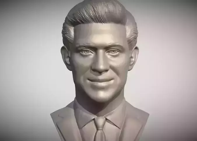 Jim Halpert from The Office bust for 3D printing 3D print model
