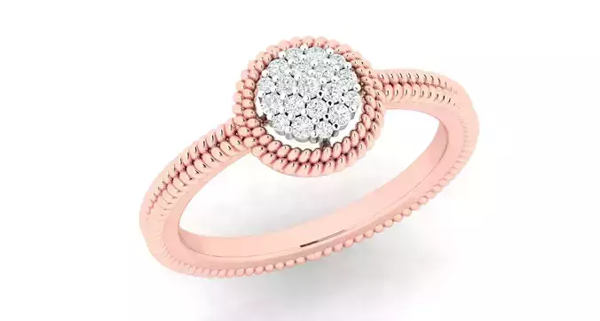 Women Diamond Rings 3dm stl render-1 details