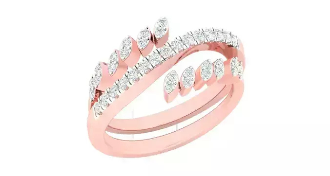 Women Diamond Rings 3dm stl render-1 details