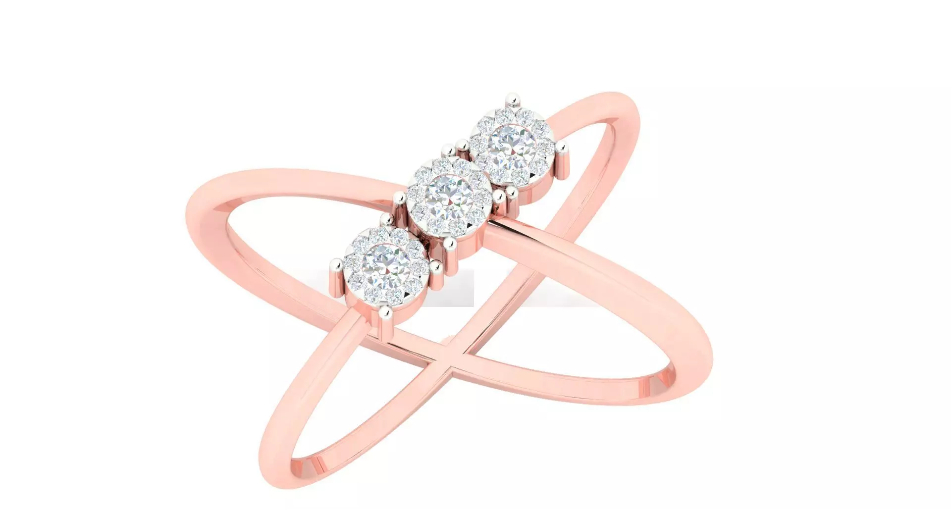 High Jewelry Cocktail Rings 3dm stl render-1 details 3D print model_0