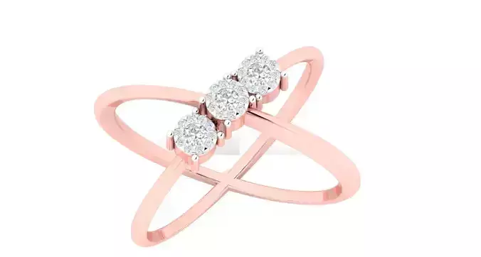 High Jewelry Cocktail Rings 3dm stl render-1 details 3D print model