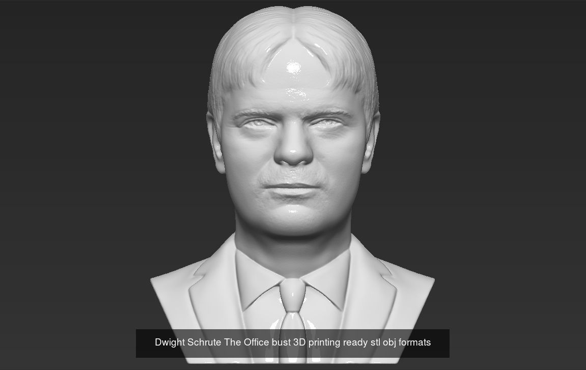 The Office busts collection with Michael Jim and Dwight _2