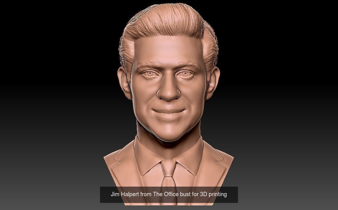 The Office busts collection with Michael Jim and Dwight _3