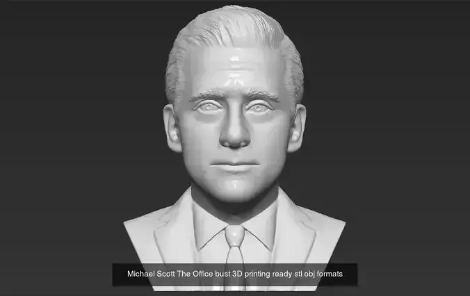 The Office busts collection with Michael Jim and Dwight 
