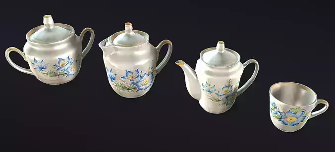 3D Scan Kitchen Service 01 Pack - Props