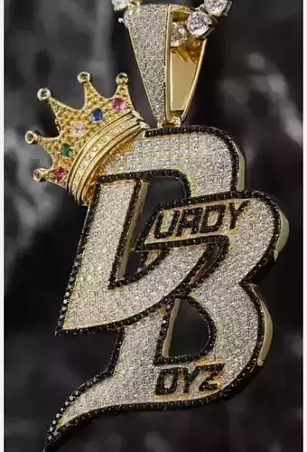 pendent king of diamonds pendant