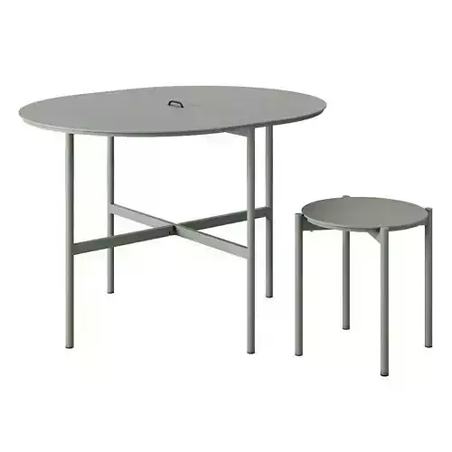 Rejuvenation Skagerak Picnic Table and stool