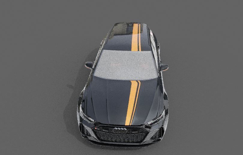 audi rs advant Free low-poly 3D model_5
