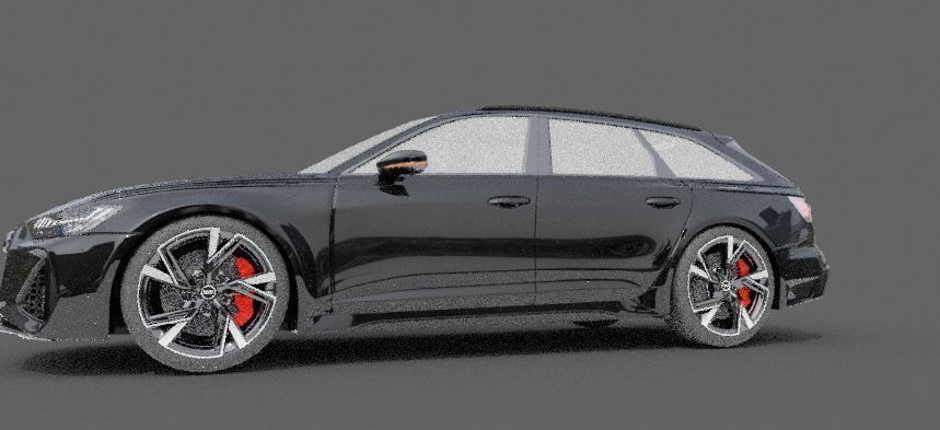 audi rs advant Free low-poly 3D model_3