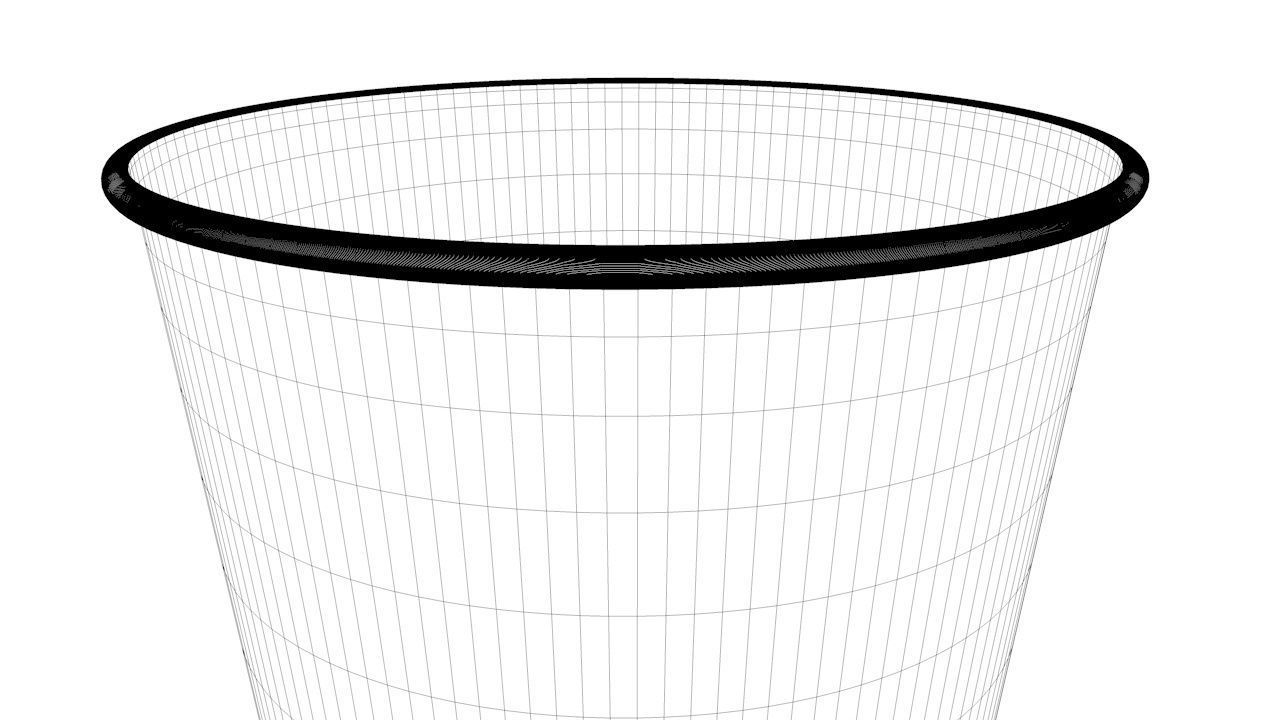 3d Cup Low-poly 3D model_6