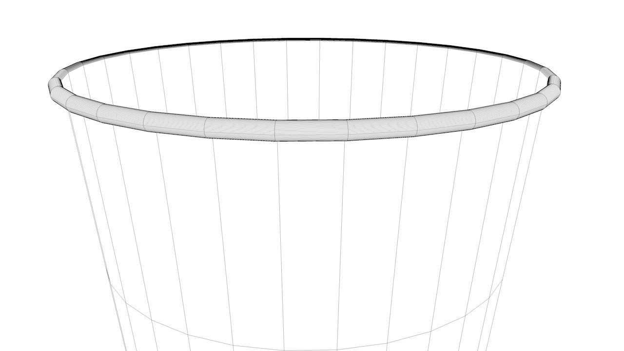 3d Cup Low-poly 3D model_5