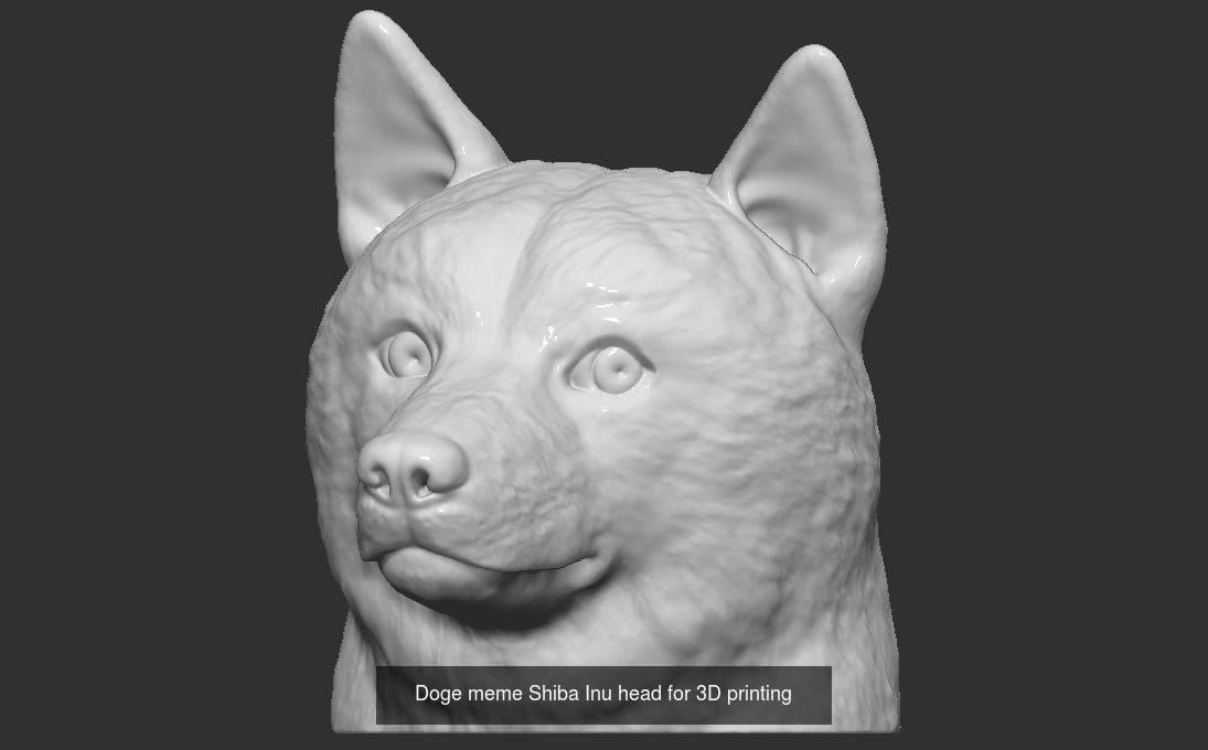 Dog heads collection for 3D printing _8