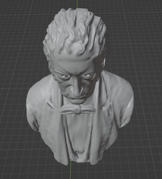 Hegel bust 3D print model_5