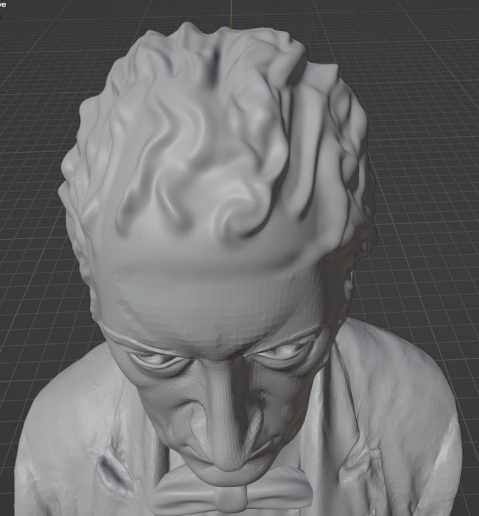 Hegel bust 3D print model_16