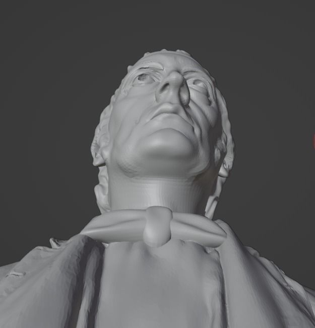Hegel bust 3D print model_14