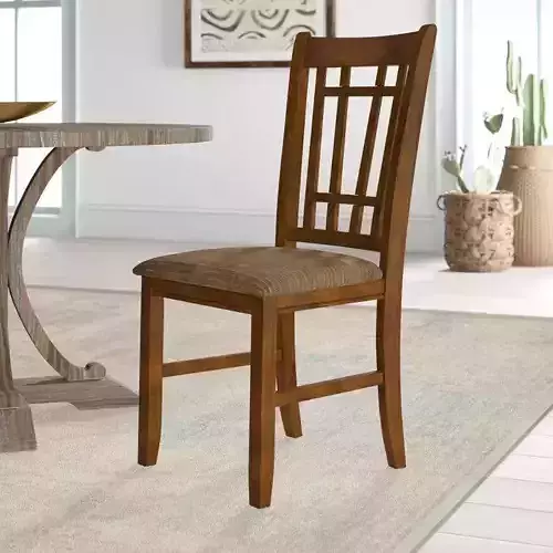 Quayle Brown Back Side Chair 