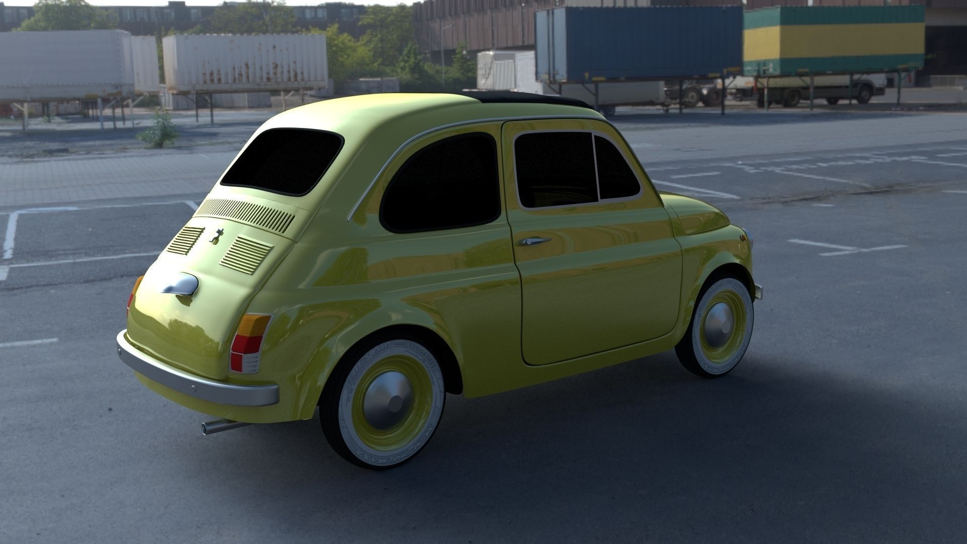 Fiat 500D Nuova 1960 HDRI 3D model_38