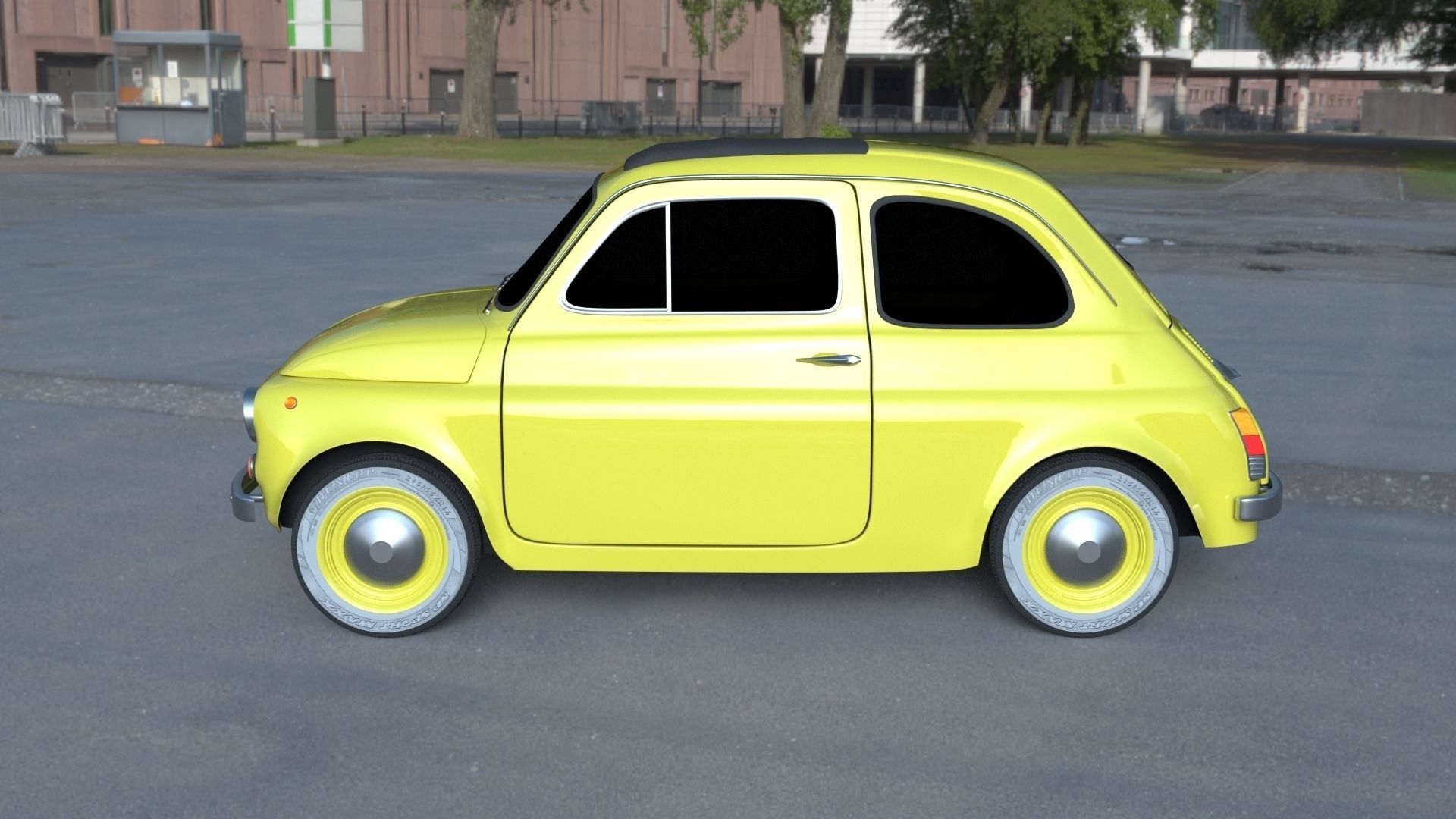 Fiat 500D Nuova 1960 HDRI 3D model_23