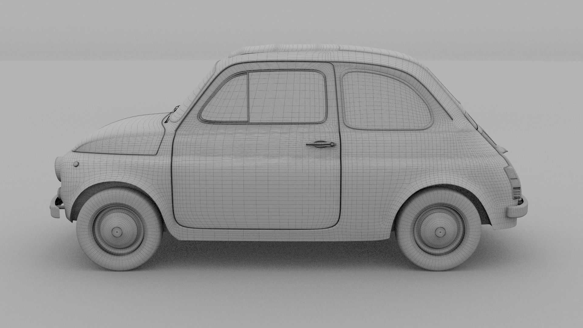 Fiat 500D Nuova 1960 HDRI 3D model_14