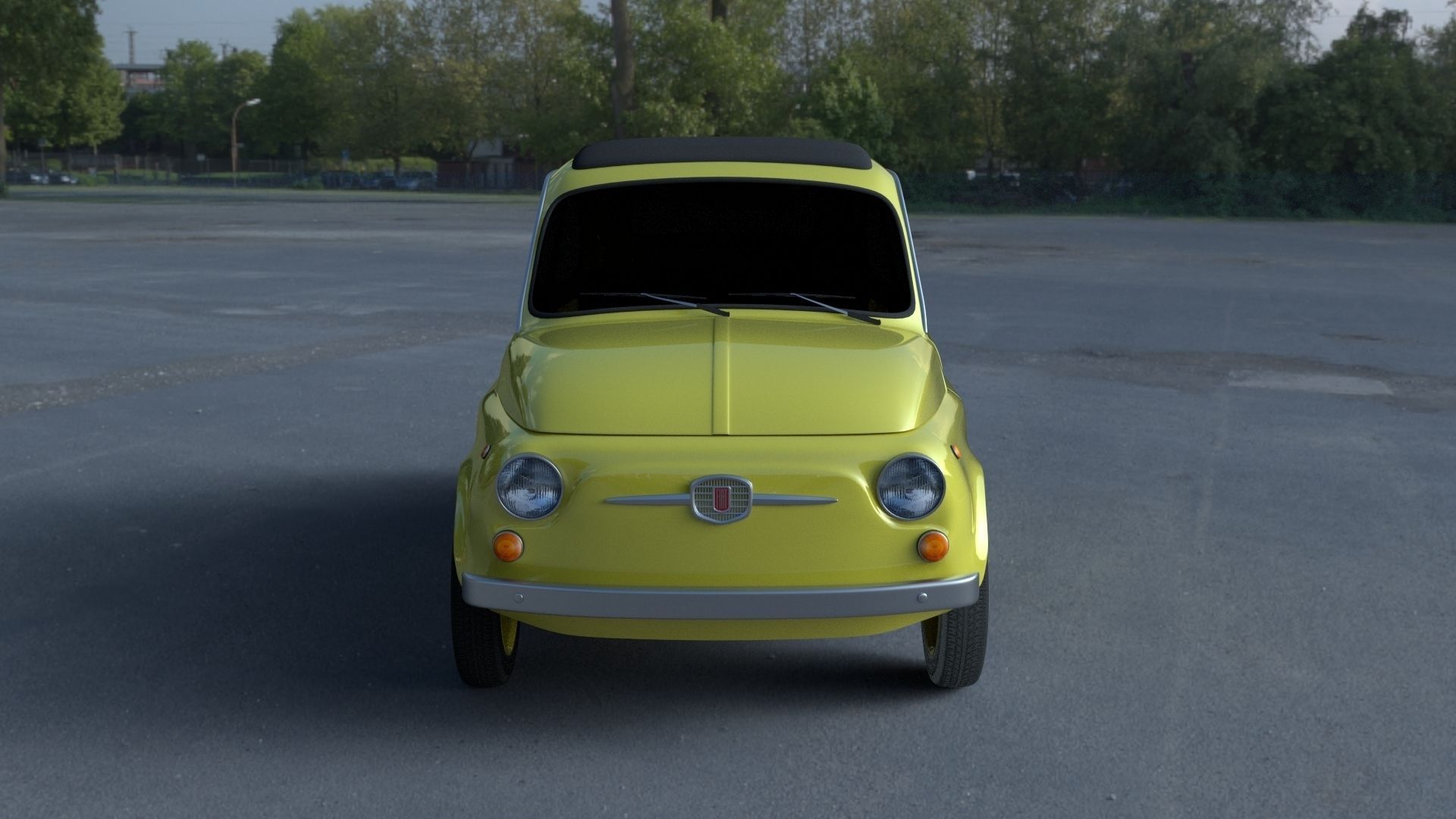 Fiat 500D Nuova 1960 HDRI 3D model_3