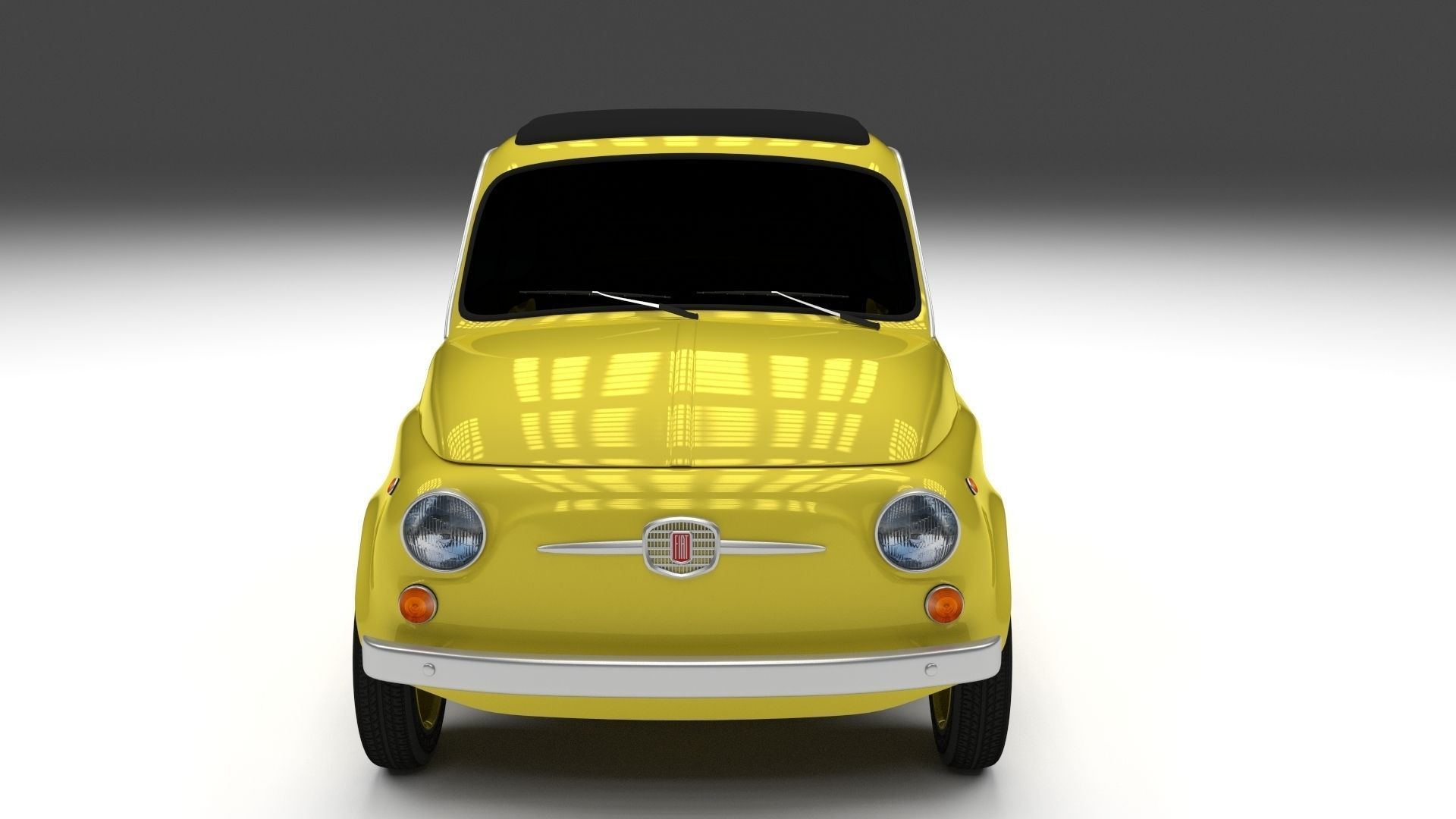 Fiat 500D Nuova 1960 HDRI 3D model_21