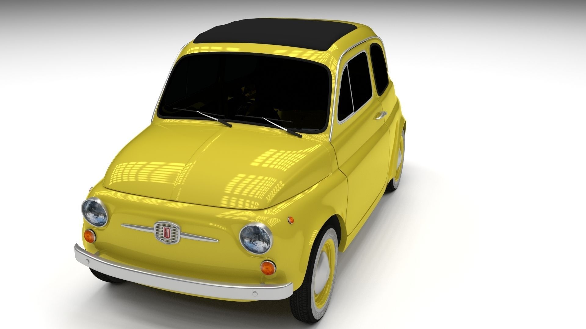 Fiat 500D Nuova 1960 HDRI 3D model_5