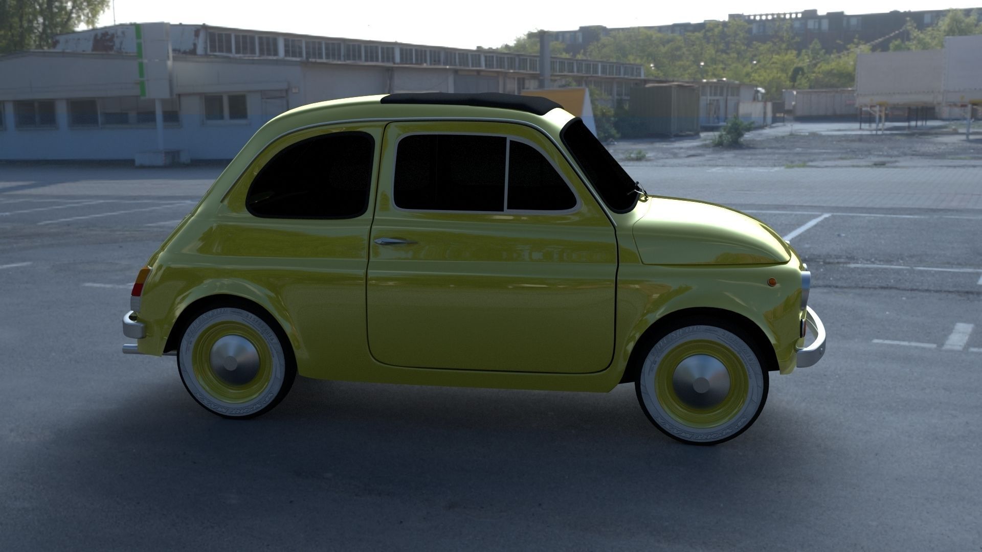 Fiat 500D Nuova 1960 HDRI 3D model_16