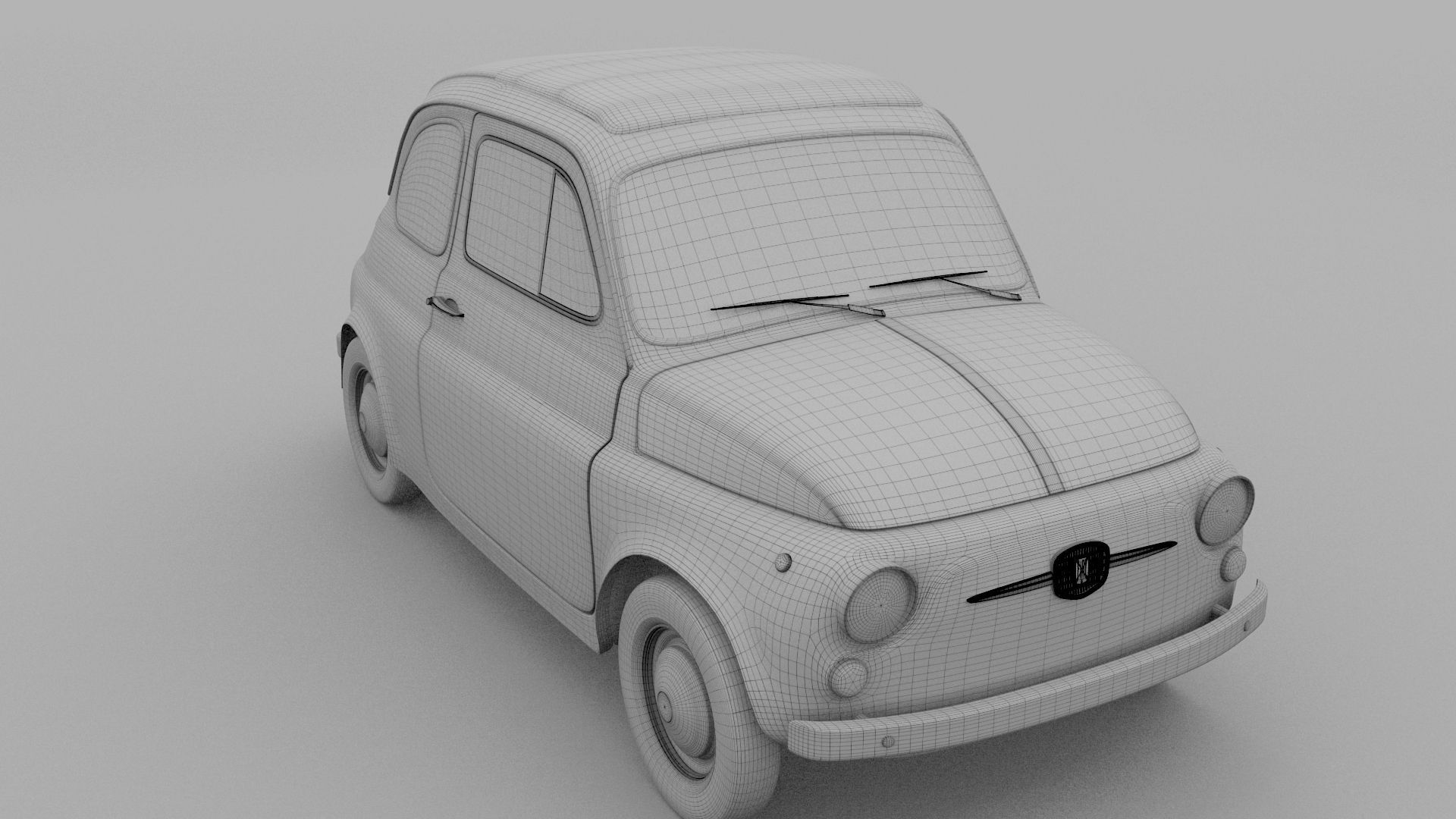 Fiat 500D Nuova 1960 HDRI 3D model_22