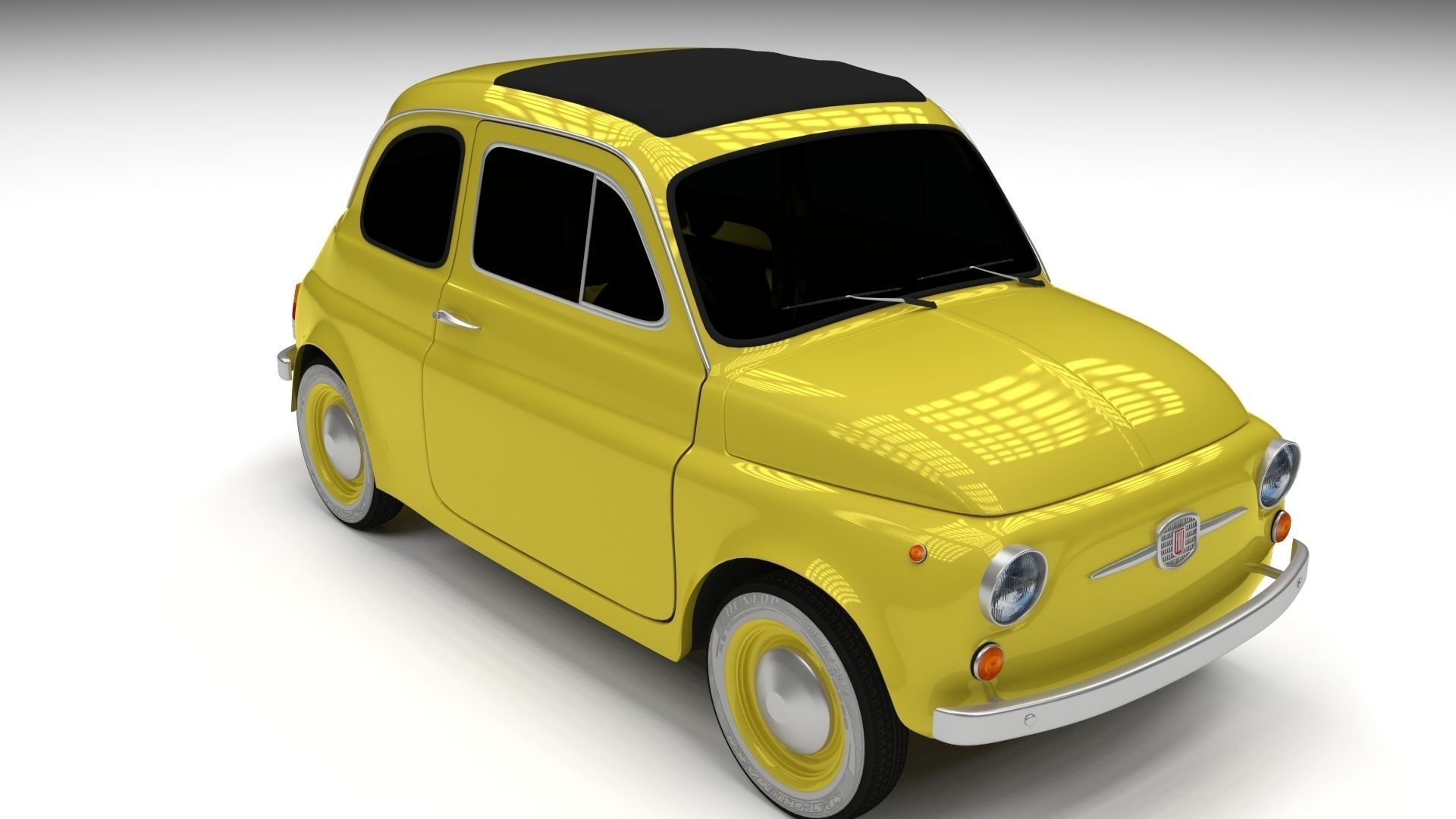 Fiat 500D Nuova 1960 HDRI 3D model_33