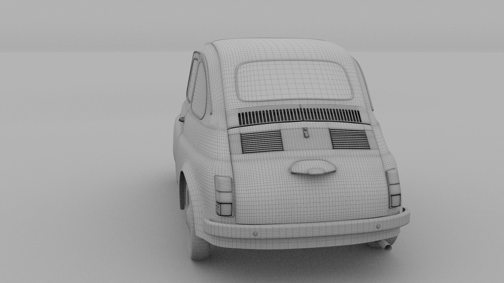 Fiat 500D Nuova 1960 HDRI 3D model_36