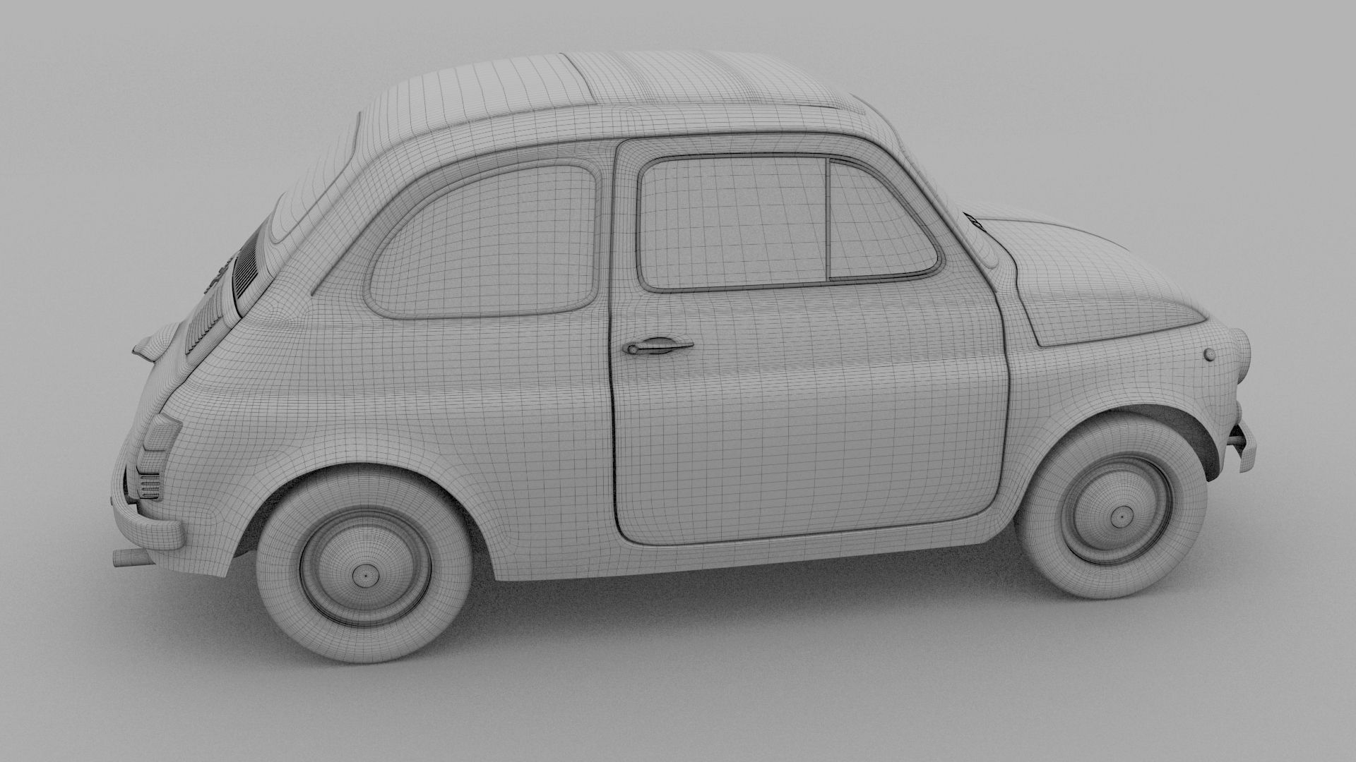 Fiat 500D Nuova 1960 HDRI 3D model_13
