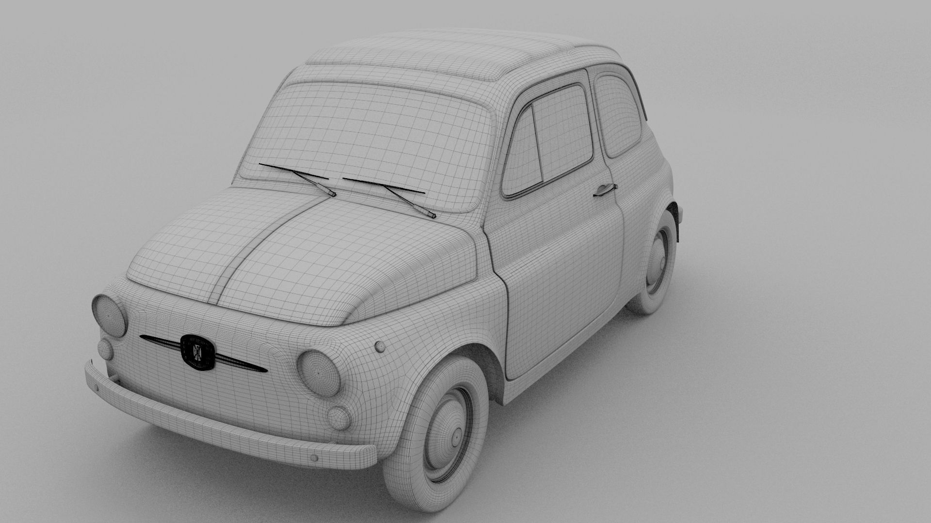 Fiat 500D Nuova 1960 HDRI 3D model_39