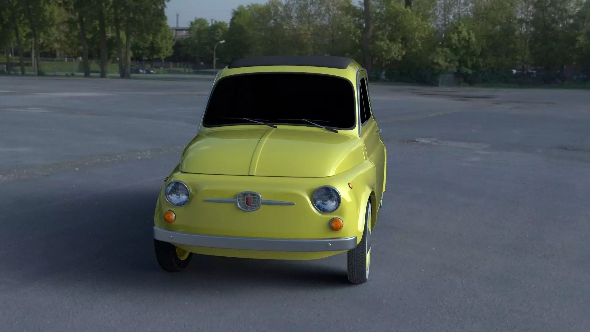 Fiat 500D Nuova 1960 HDRI 3D model_0