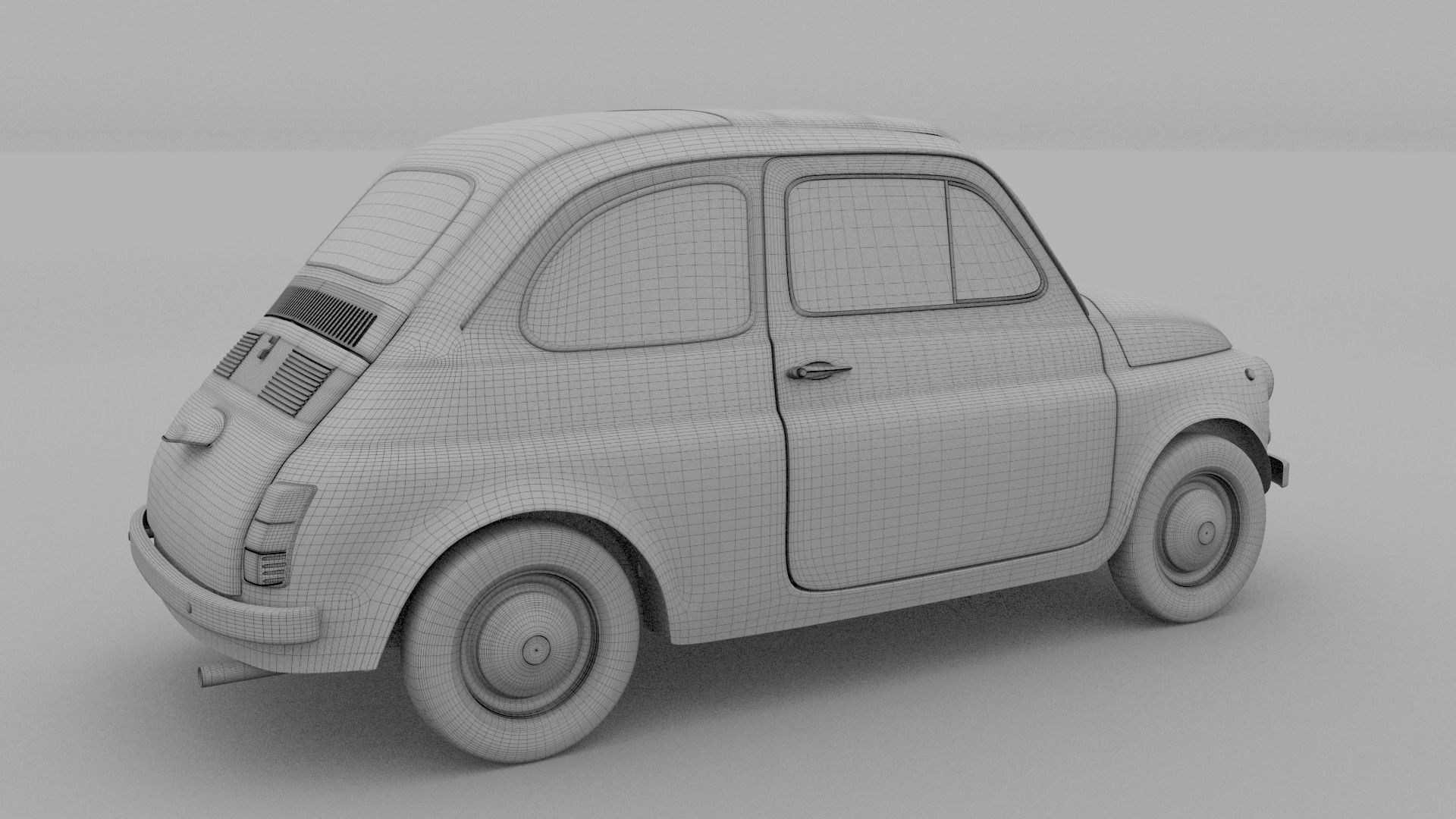Fiat 500D Nuova 1960 HDRI 3D model_31