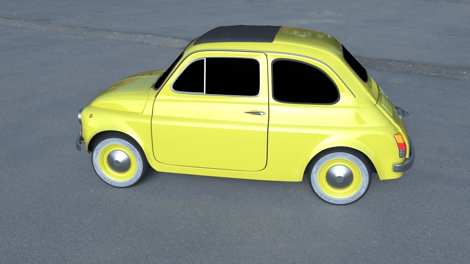 Fiat 500D Nuova 1960 HDRI 3D model_4