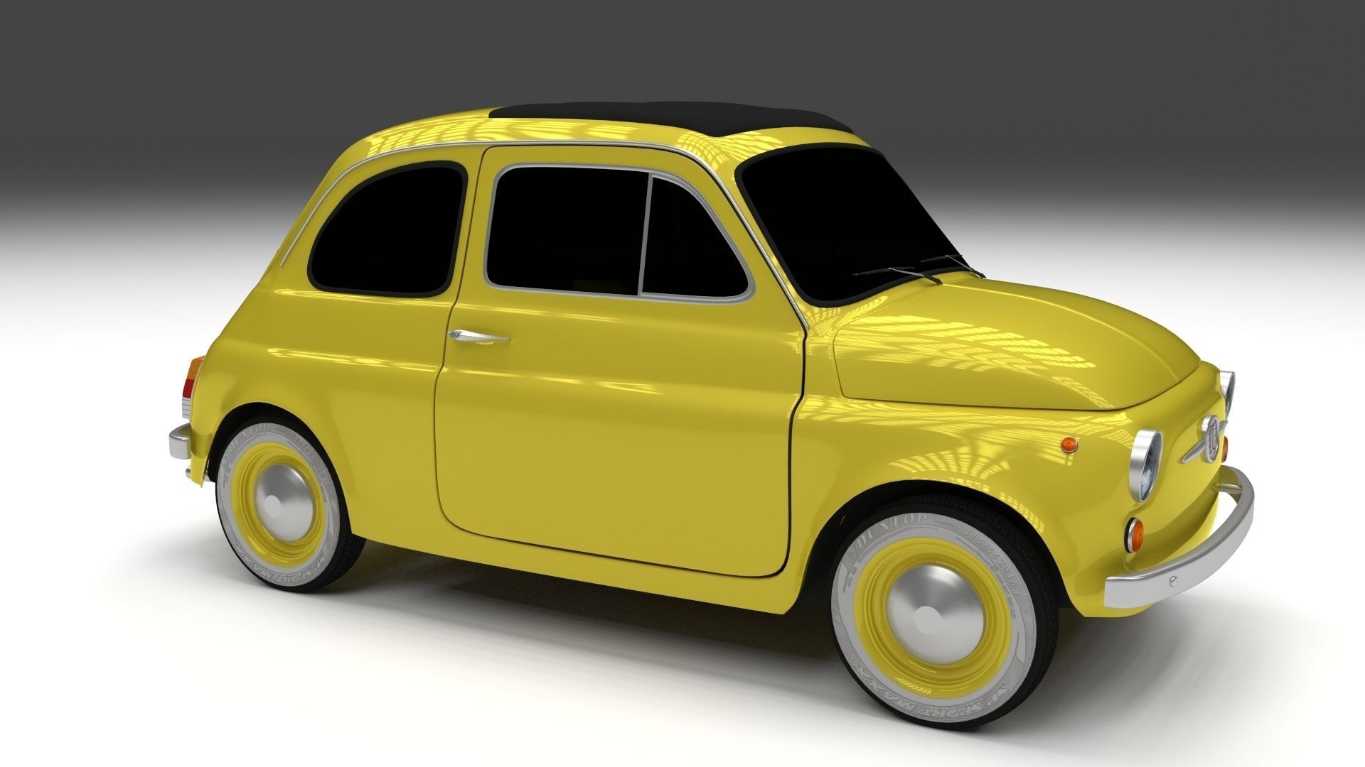 Fiat 500D Nuova 1960 HDRI 3D model_10