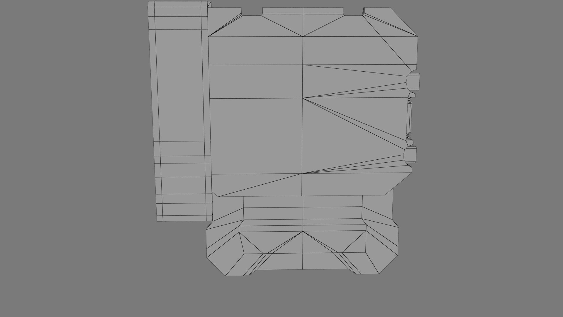 Sci-fi Monitor8 Low-poly 3D model_18