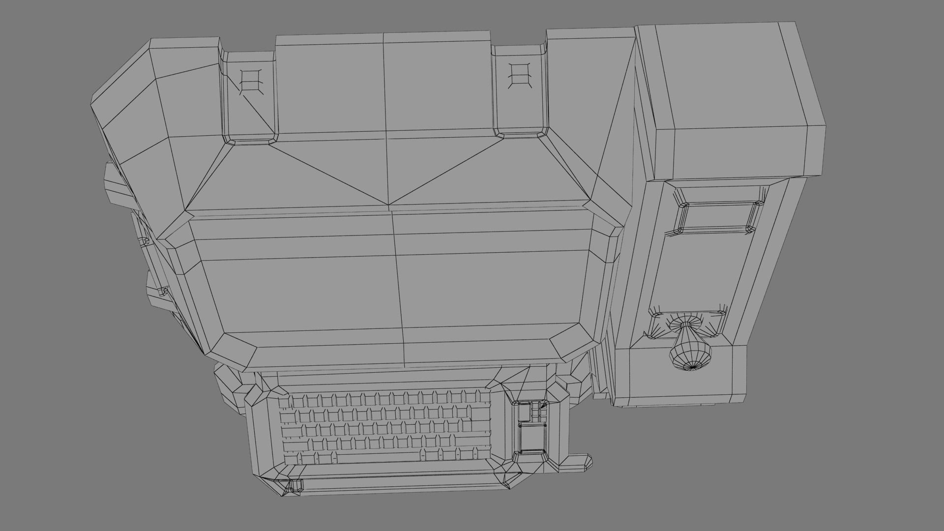 Sci-fi Monitor8 Low-poly 3D model_15