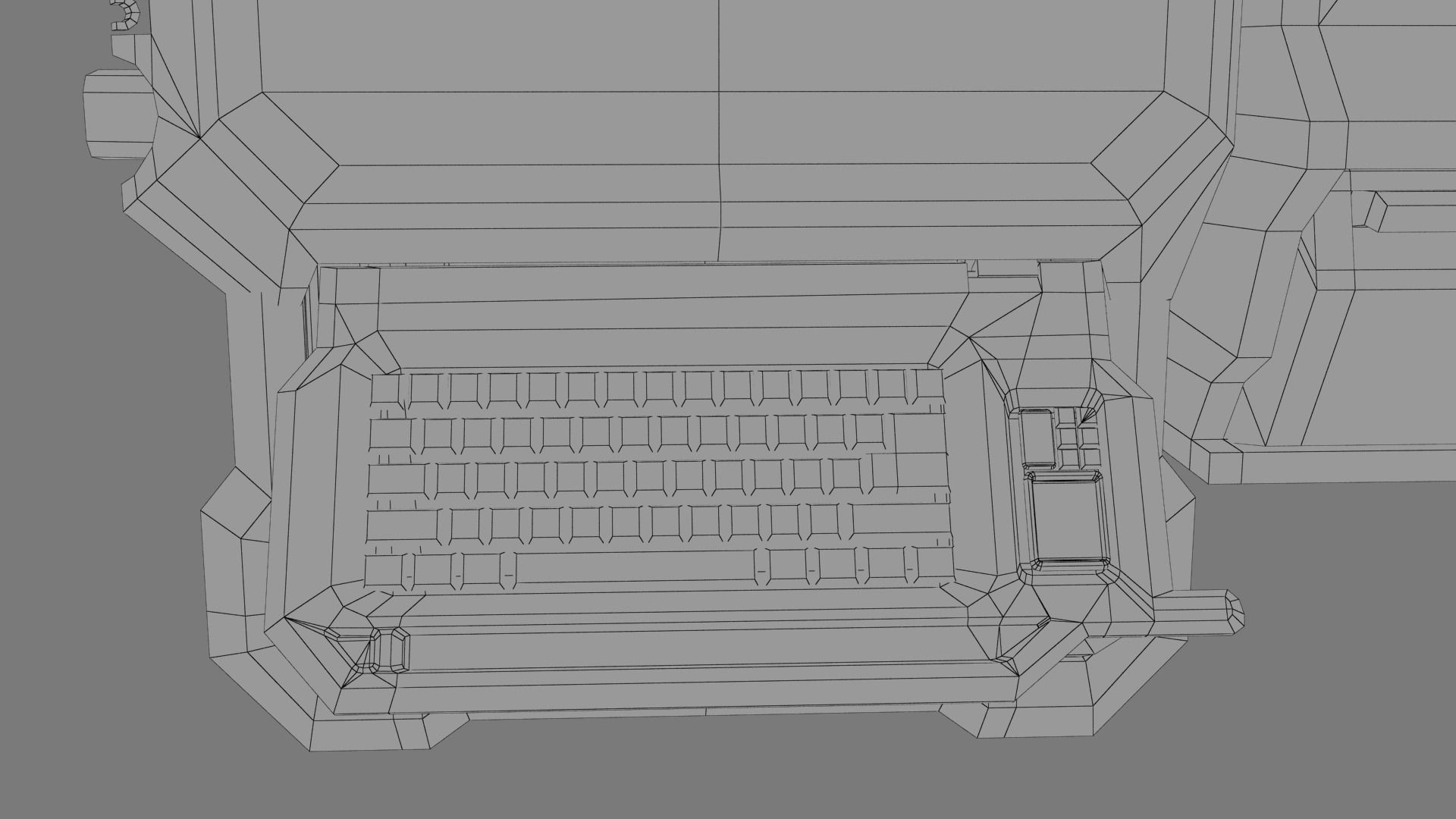 Sci-fi Monitor8 Low-poly 3D model_20