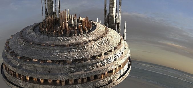 Space station advanced  3D model