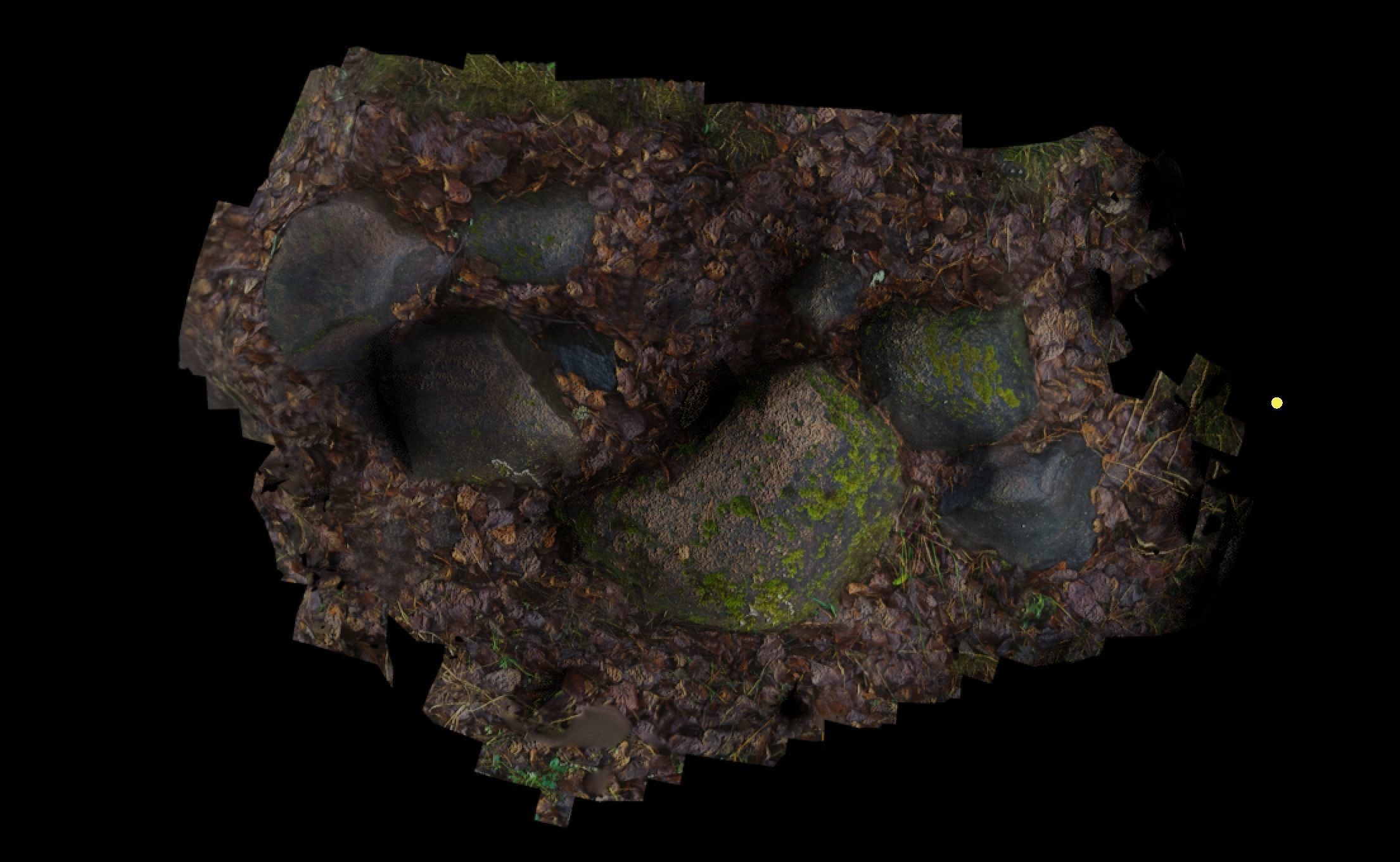 small stone pile Free low-poly 3D model_3