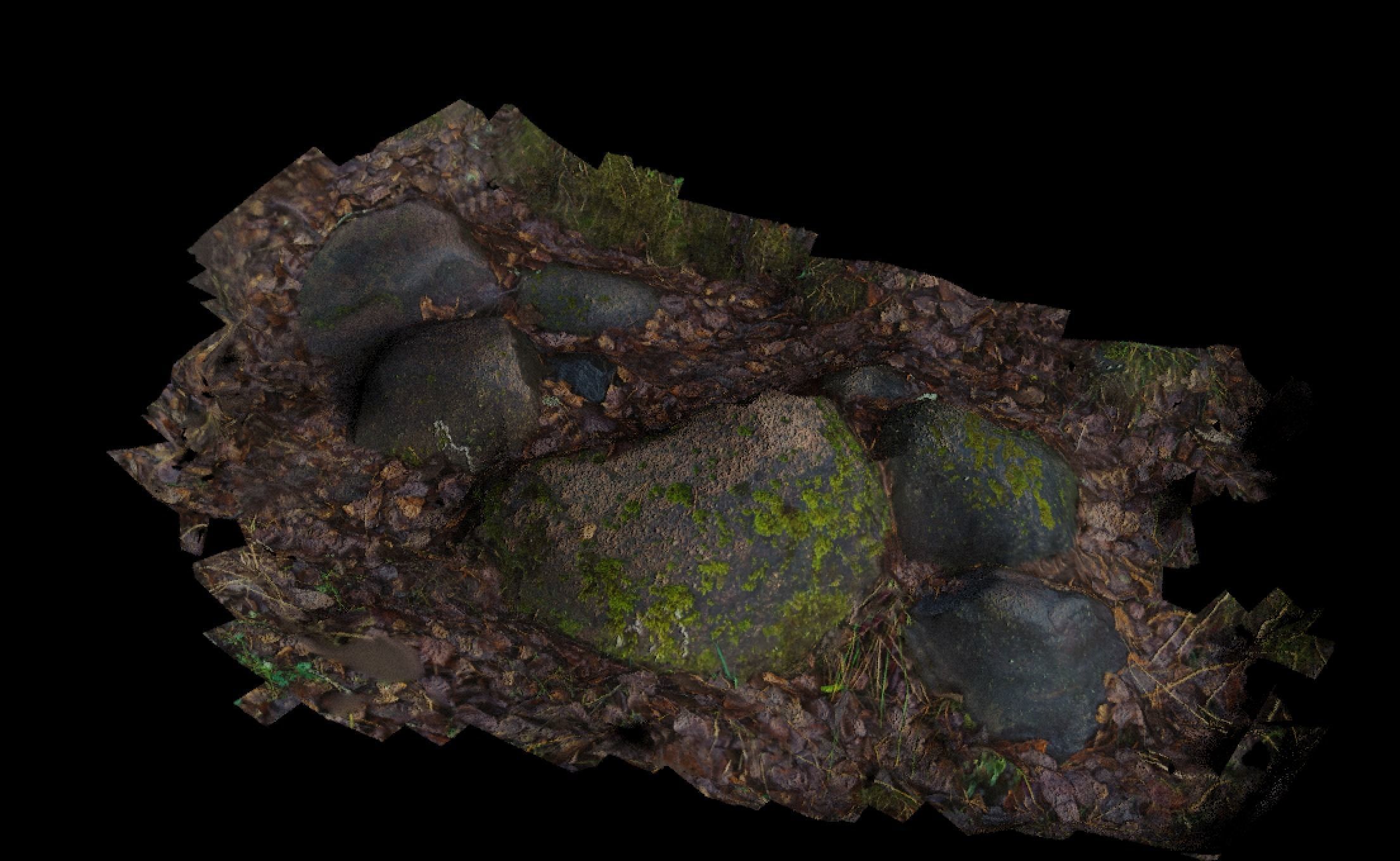small stone pile Free low-poly 3D model_5