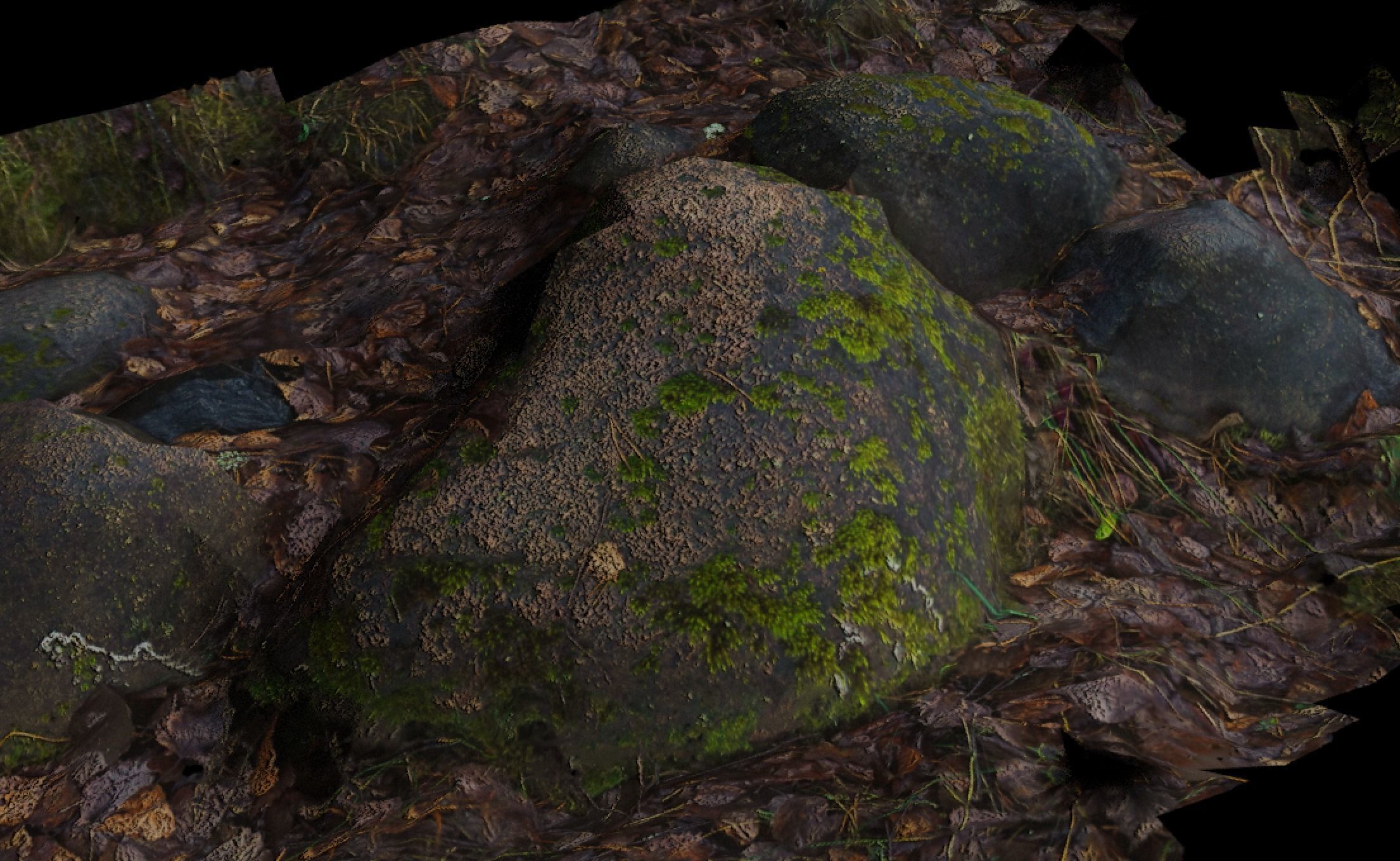 small stone pile Free low-poly 3D model_6