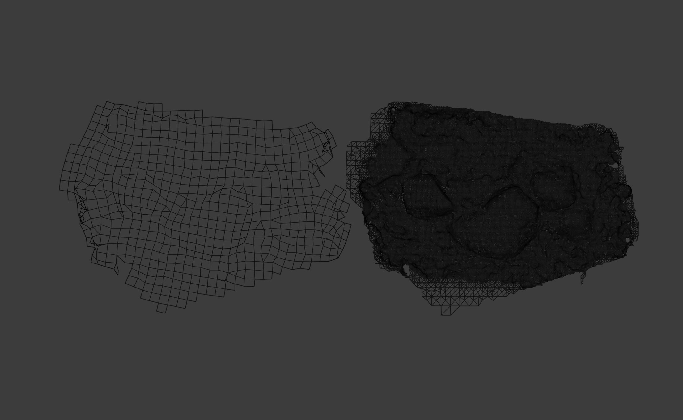 small stone pile Free low-poly 3D model_1