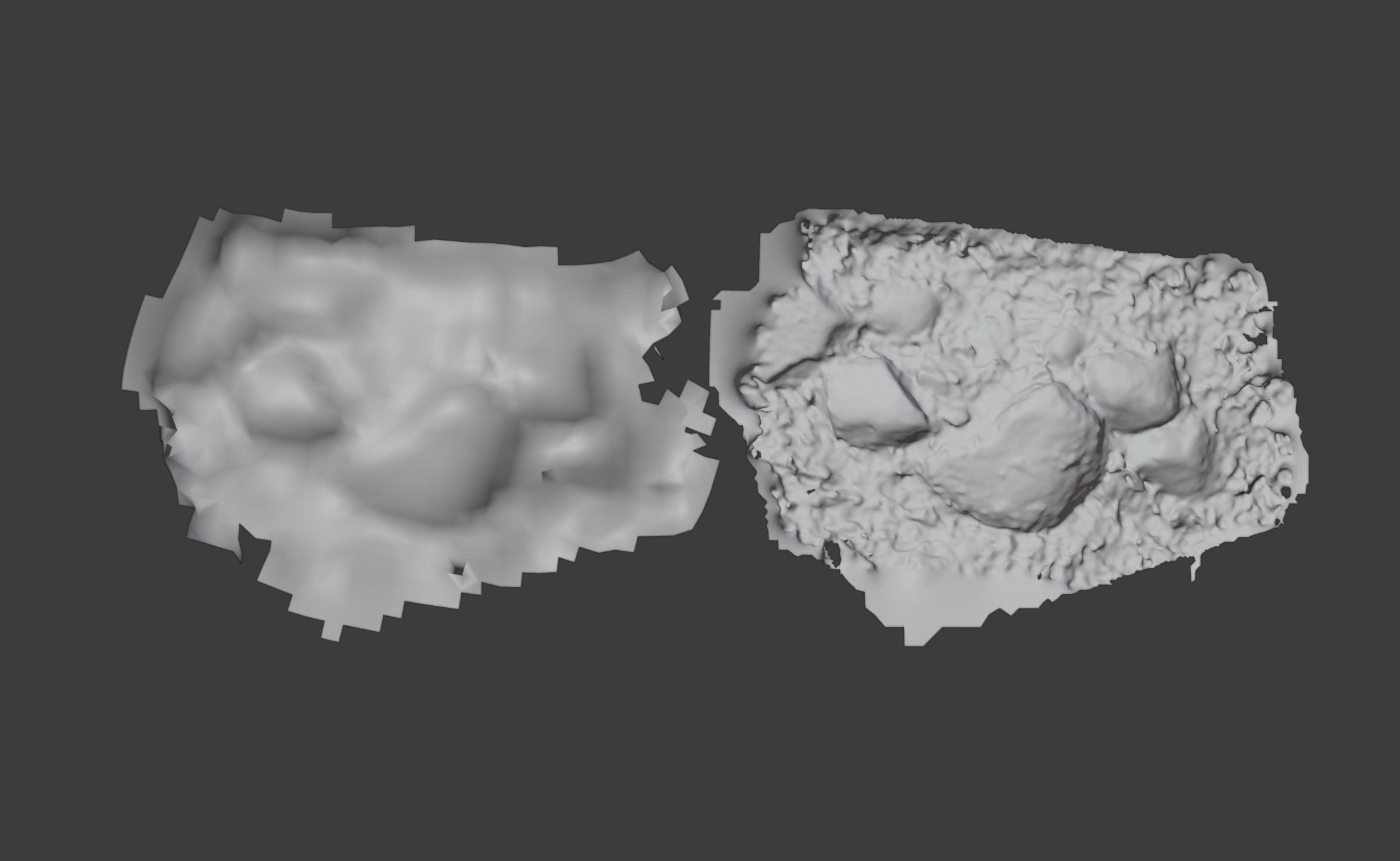 small stone pile Free low-poly 3D model_2