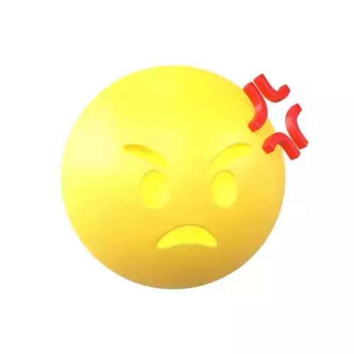 Angry Face With Anger Symbol v1 001